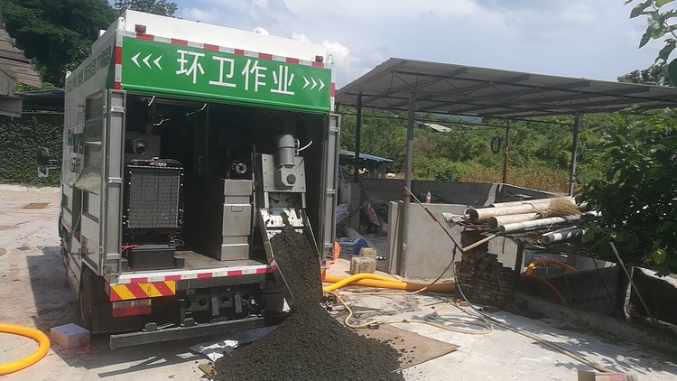 南区街道污泥干湿分离技术